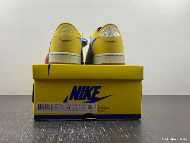 x Travis 1 OG Canary Jordan DZ4137-700 Air Low Scott 0327